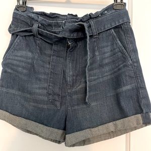 Express Jean high waist shorts